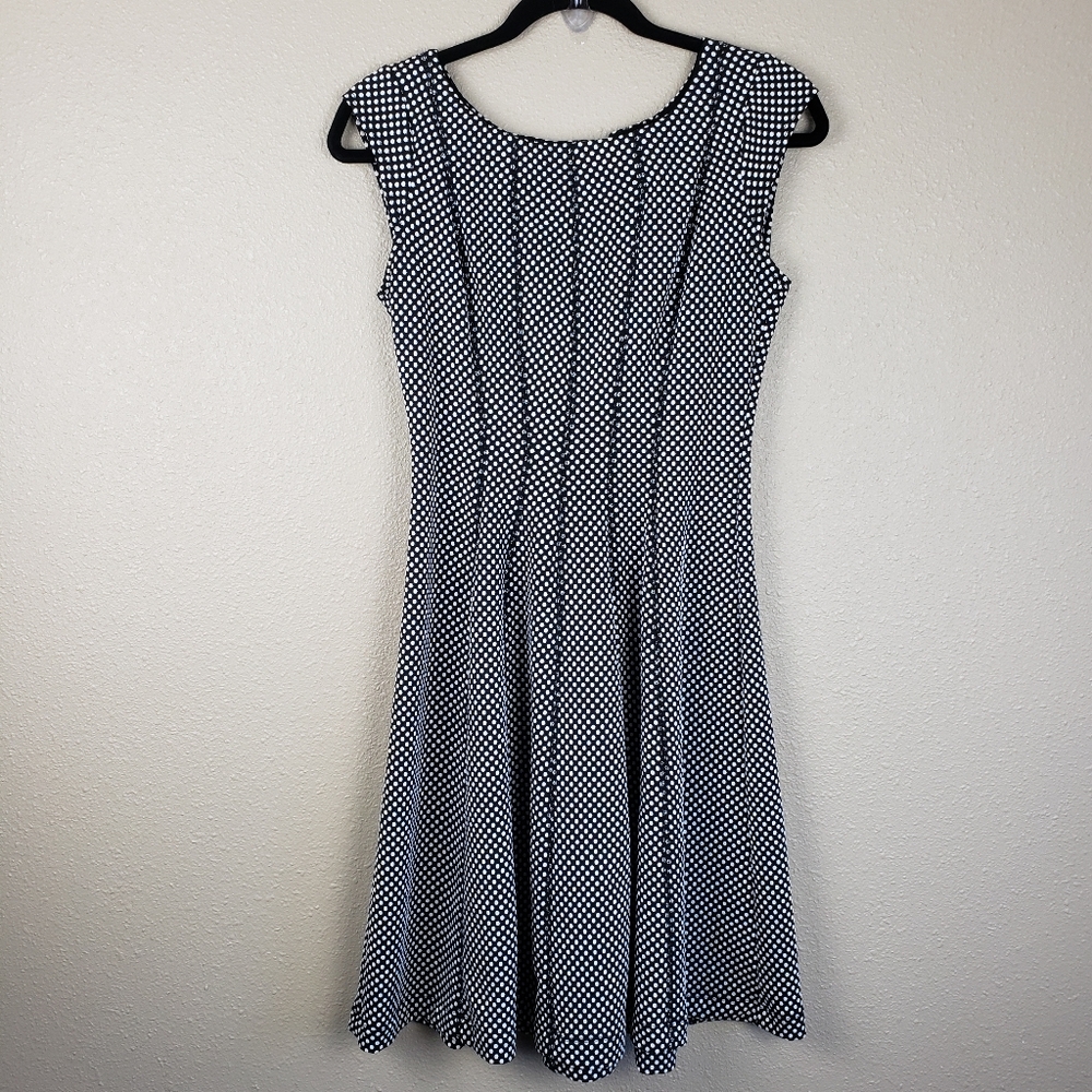 Amanda Lane Black and White Polka Dot Dress Size S